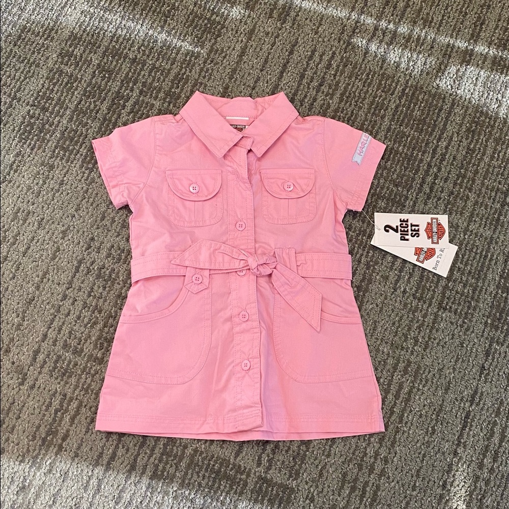 Girls Harley Davidson dress 12 months